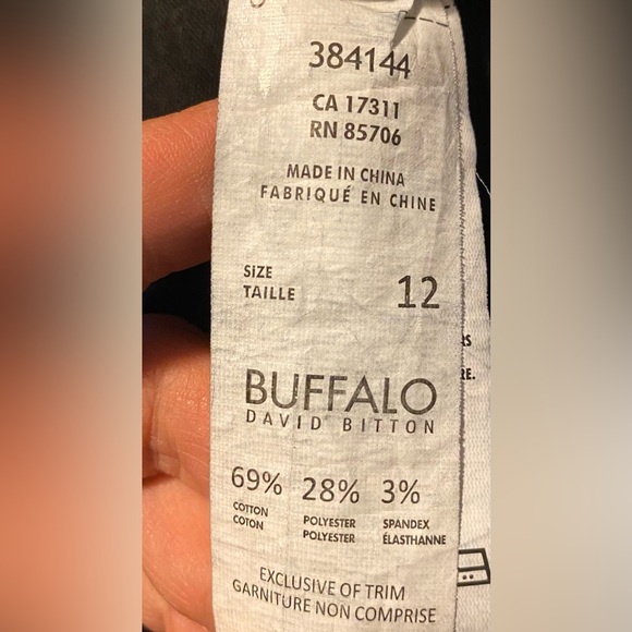 Buffalo David Bitton woman’s s size 12 pants - Picture 6 of 8